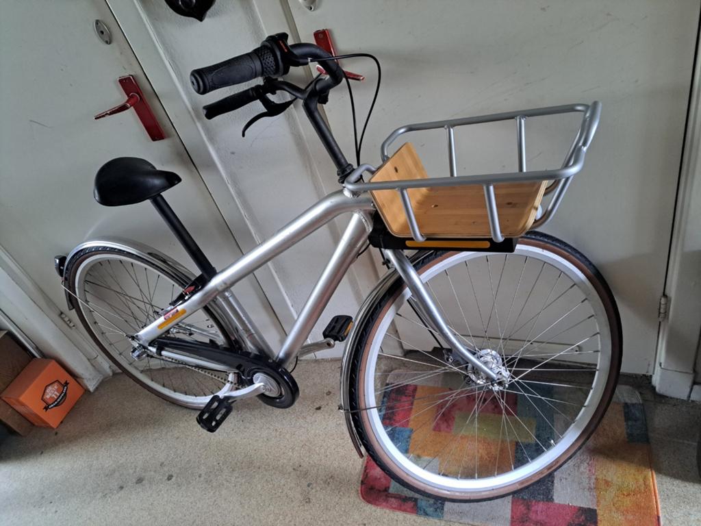 vanmoof silver cloud, Fietsen en Brommers, Fietsen | Dames | Sportfietsen en Toerfietsen, Overige merken, Zo goed als nieuw, Minder dan 10 versnellingen