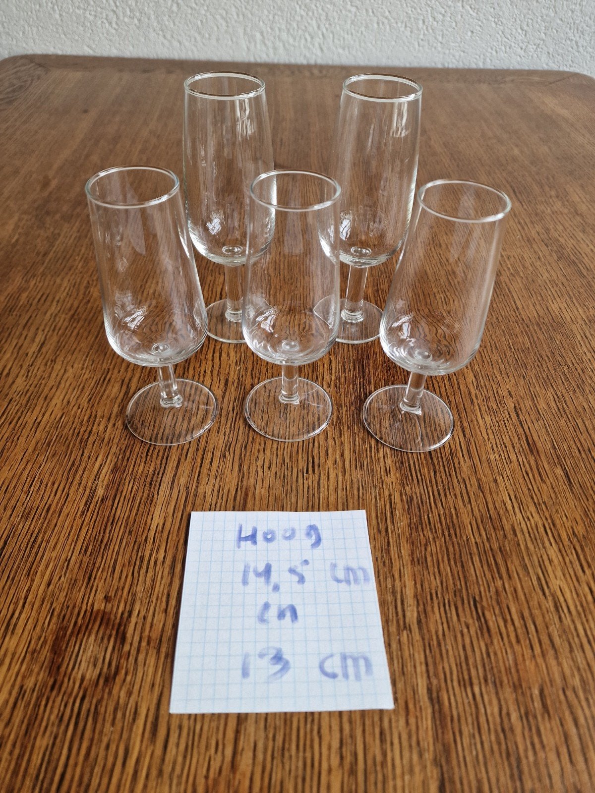 4 Foto's met mooie glazen, Huis en Inrichting, Ophalen of Verzenden, Glas, Glas of Glazen