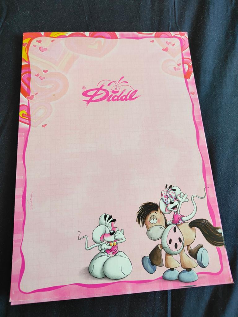 Diddle blok A4, Verzamelen, Diddl, Papier, Kaart of Schrift, Ophalen of Verzenden
