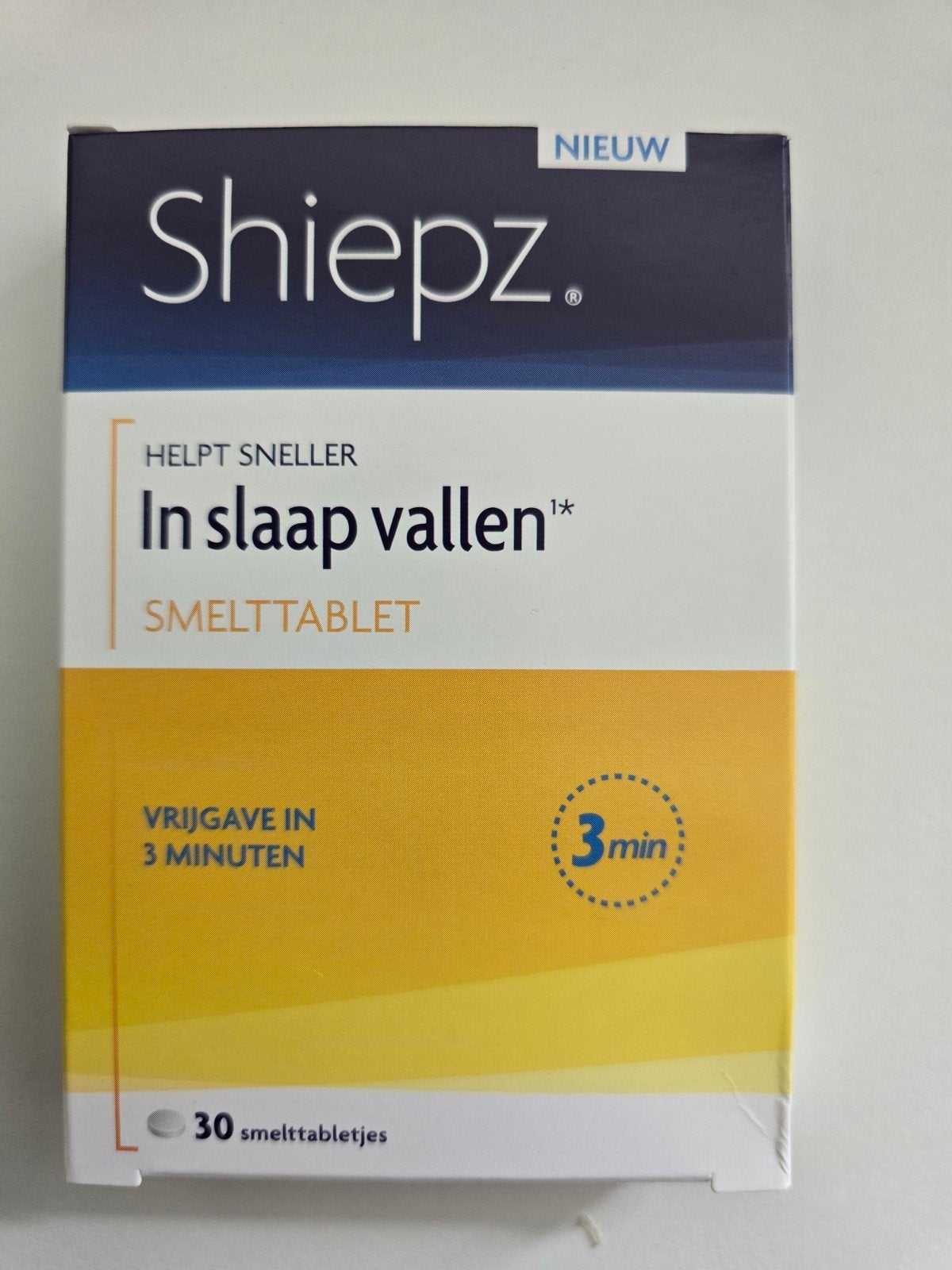 14x Shiepz Smelttabletten: Snel in slaap vallen (30 stuks), Ophalen of Verzenden