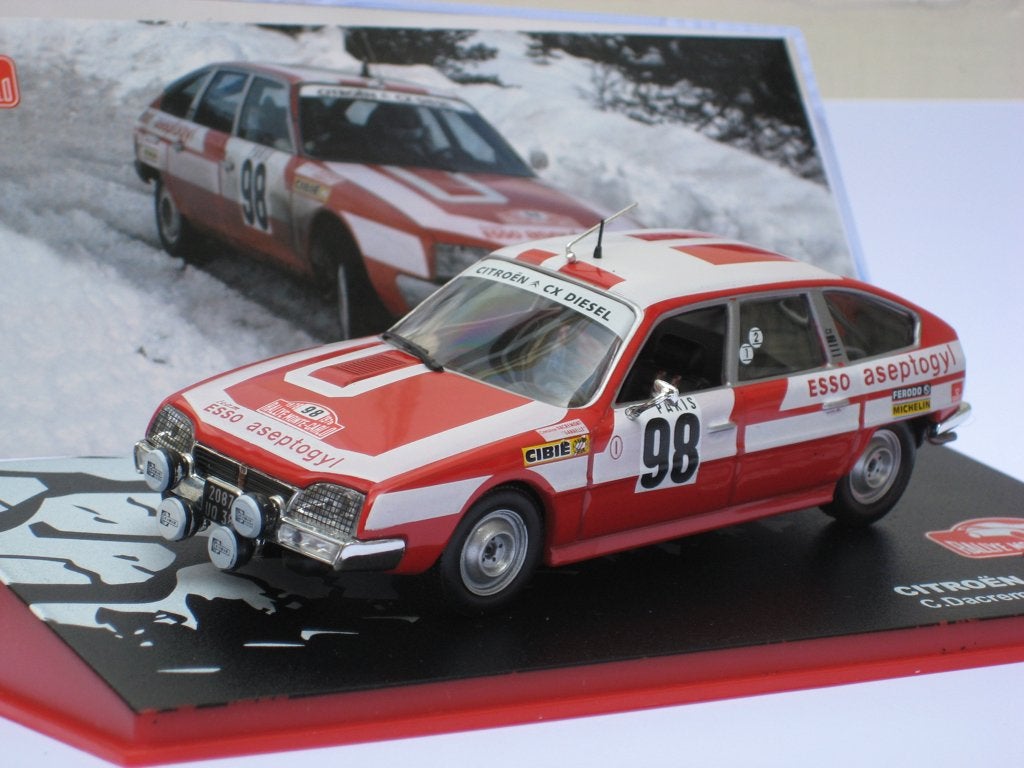 Citroen CX 2200 diesel Rally v Monte Carlo 1978 Altaya 1:43, Ophalen of Verzenden, Nieuw, Auto, Overige merken