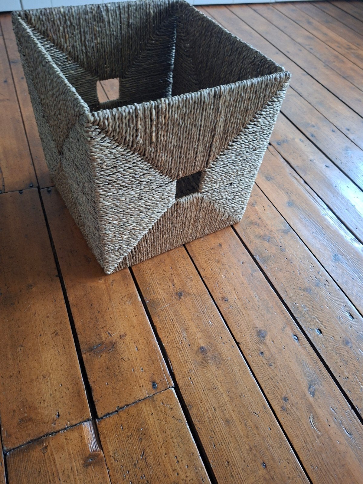 4 rieten manden IKEA - Zo goed als nieuw, Huis en Inrichting, Ophalen, Mand, Zo goed als nieuw, Riet