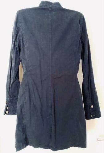 René van der Wijck jas maat 38, Kleding | Dames, Ophalen of Verzenden, Zo goed als nieuw, Maat 38/40 (M), Blauw