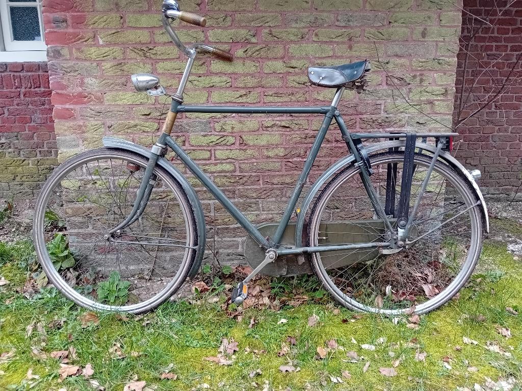 oldtimer fiets, Ophalen