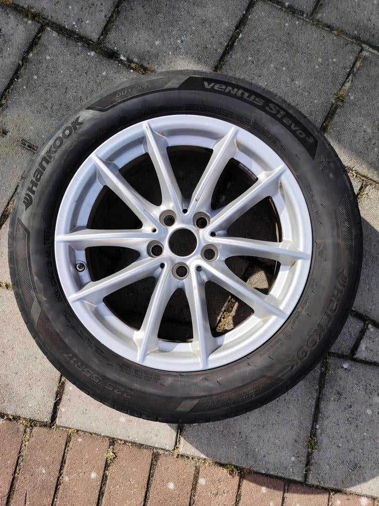 BMW X5 G30 Banden & Velgen Set - Hankook Ventus 225/55R17, Ophalen, Gebruikt, Banden en Velgen, 17 inch