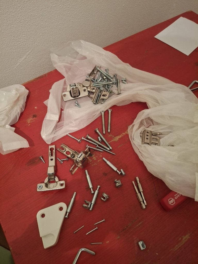 diverse schroeven en kastdeur systemen - gratis, Ophalen, Gebruikt, Minder dan 50 mm, Overige typen