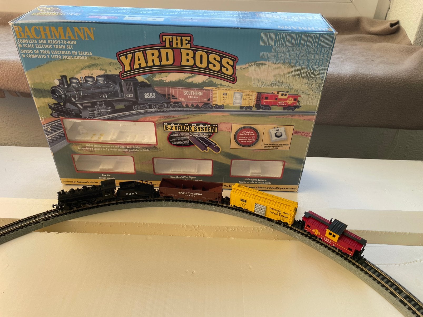 Bachmann The Yard Boss Treinset - Compleet en Klaar om te Ri, Treinset, Gelijkstroom, Bachmann, Ophalen of Verzenden