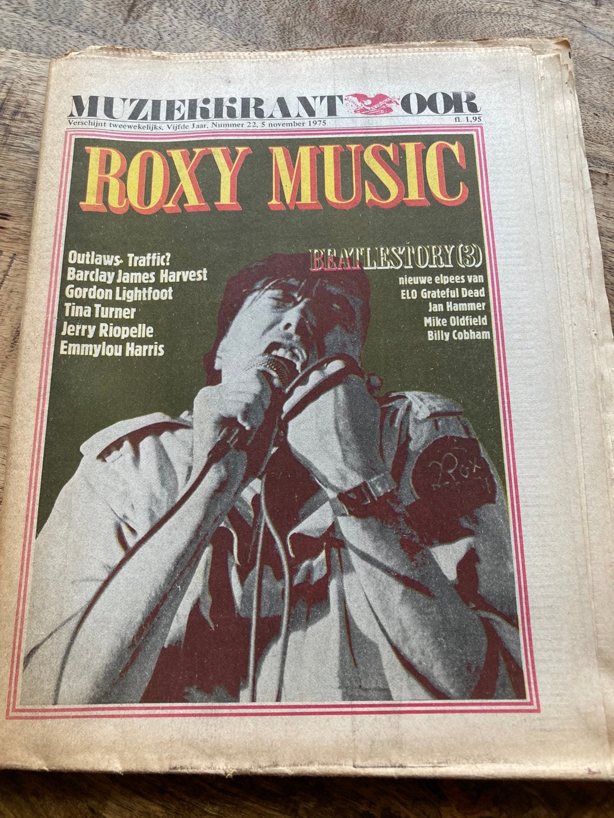 Muziekkrant OOR 1975 TRAFFIC Tina Turner ROXY MUSIC Camel, Boeken, Ophalen of Verzenden, Gelezen, Muziek, Film of Tv
