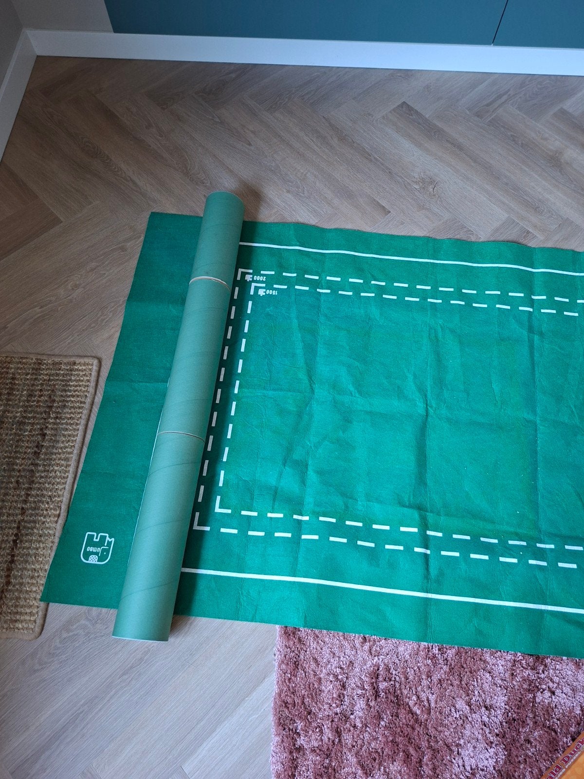Puzzelmat met sorteerbakjes en opbergrol, Ophalen, 500 t/m 1500 stukjes, Gebruikt, Legpuzzel