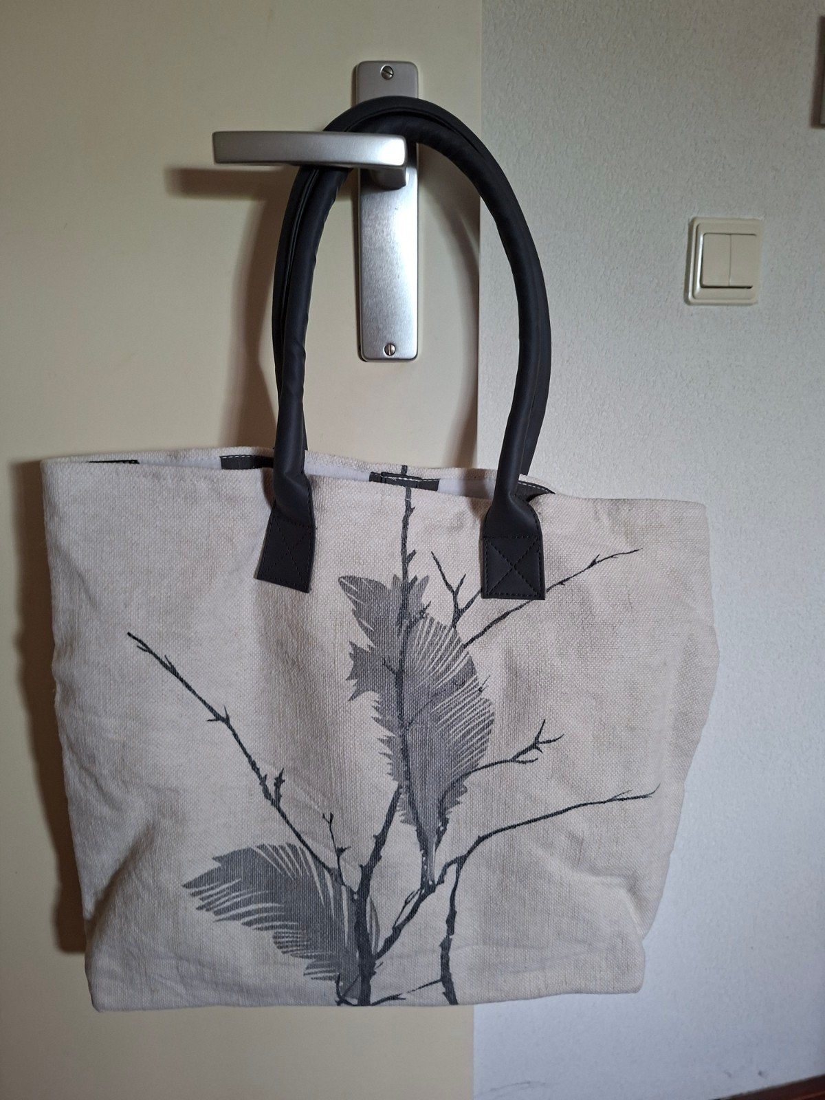 YAYA Women Shopper/ strandtas met bijpassend toilettasje, Ophalen of Verzenden, Nieuw, Beige, Shopper