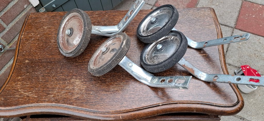 Fiets Zijwielties, Ophalen, Gebruikt