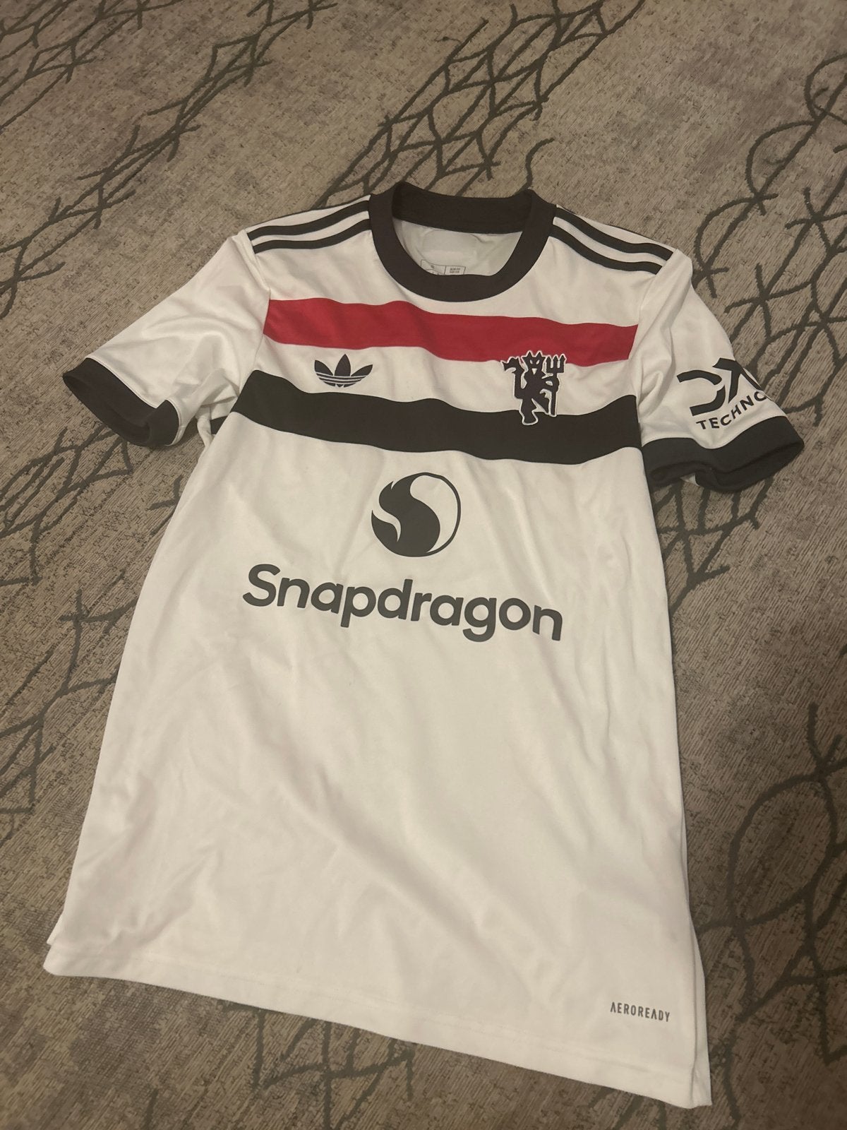 Man United shirt - Goede kwaliteit, Wit, Ophalen of Verzenden, Zo goed als nieuw, Voetbal