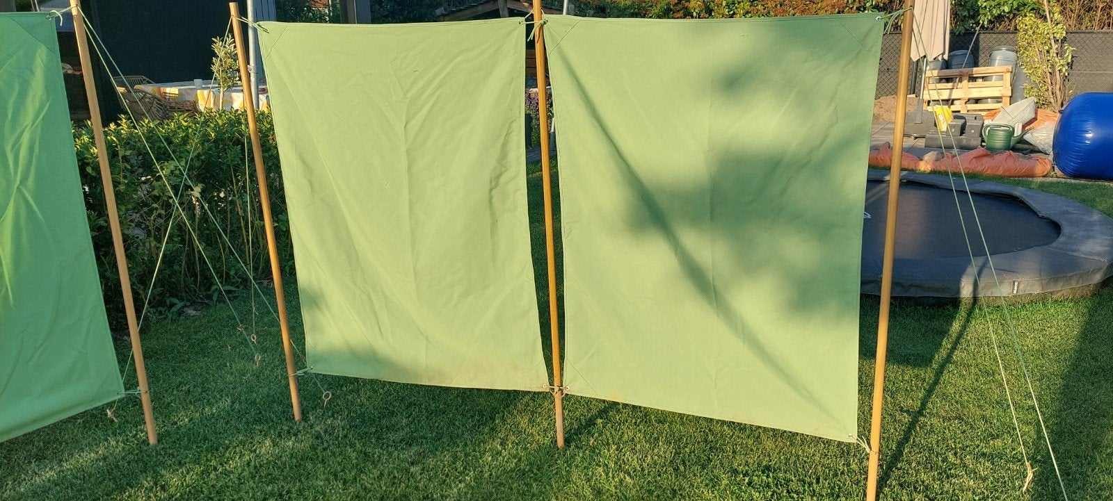 Tuinscherm / zwembad scherm, Ophalen, Hout, 200 cm of meer, 150 tot 200 cm