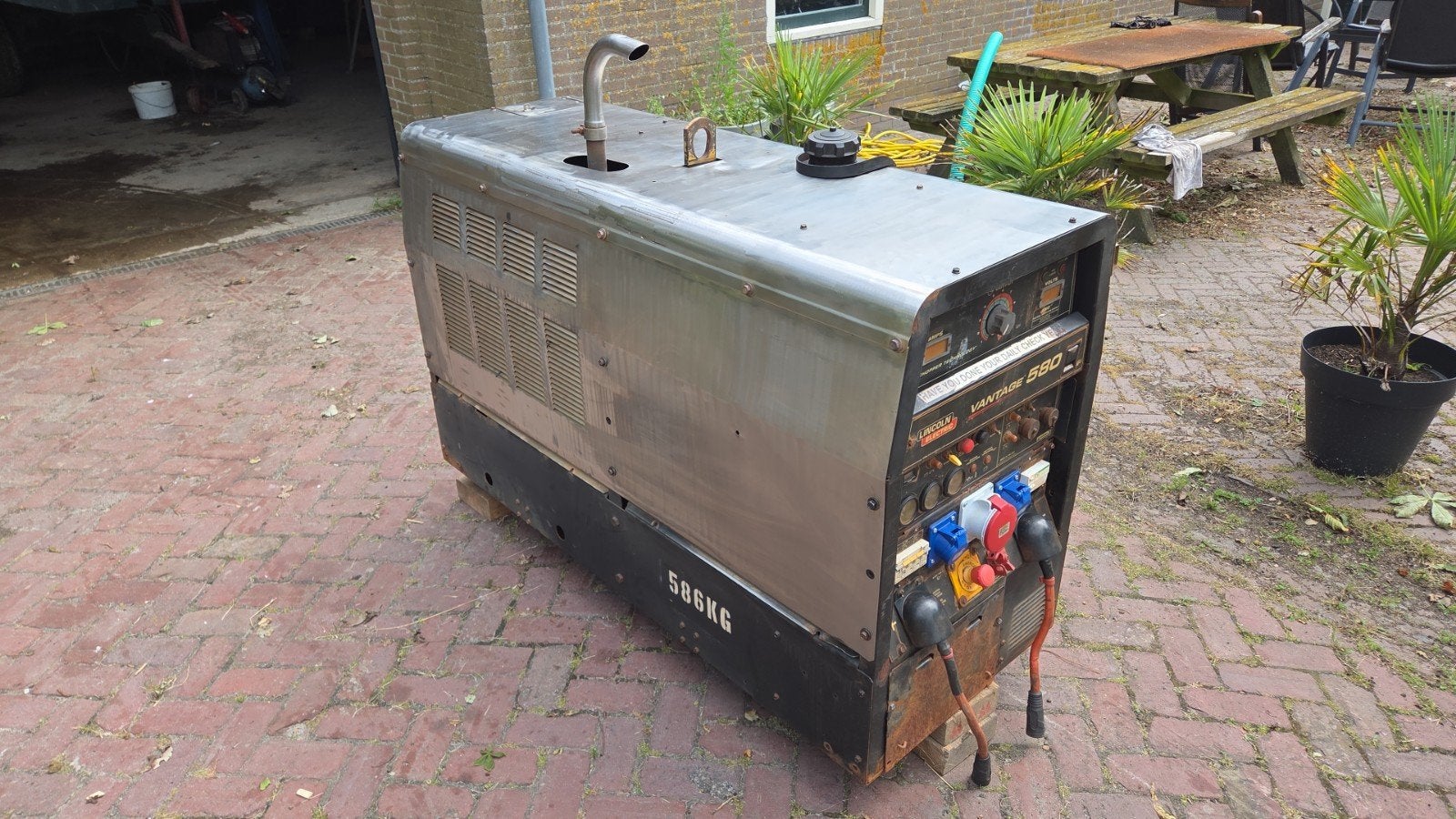 Lincoln Vantage 580 Lasgenerator / Aggregaat (580A /20kW), Ophalen, Gebruikt, 250 ampère of meer, Overige typen