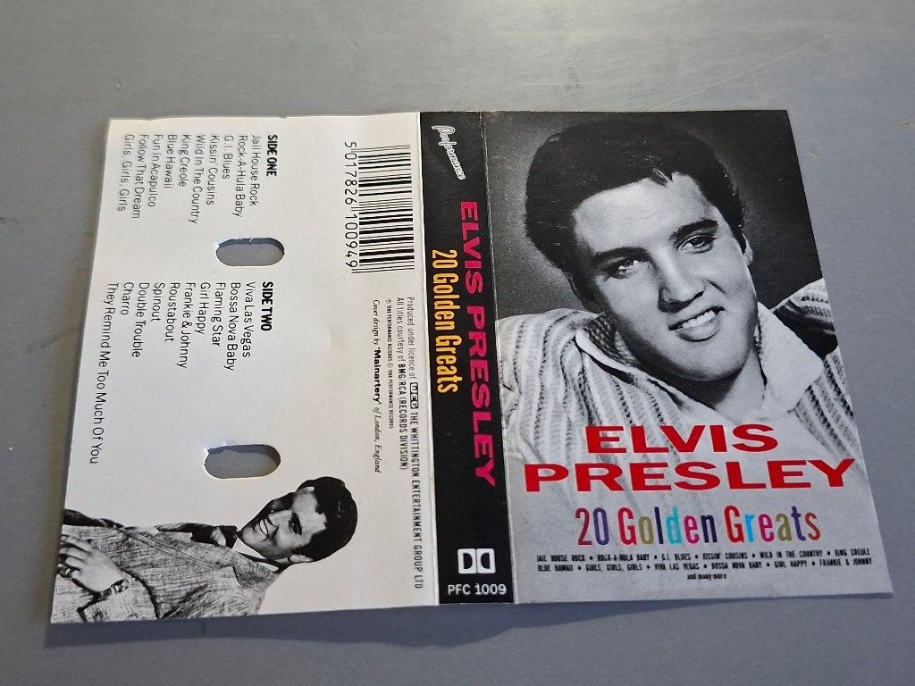 ELVIS PRESLEY - 20 GOLDEN GREATS (MC), 1 bandje, Ophalen of Verzenden, Zo goed als nieuw, Origineel