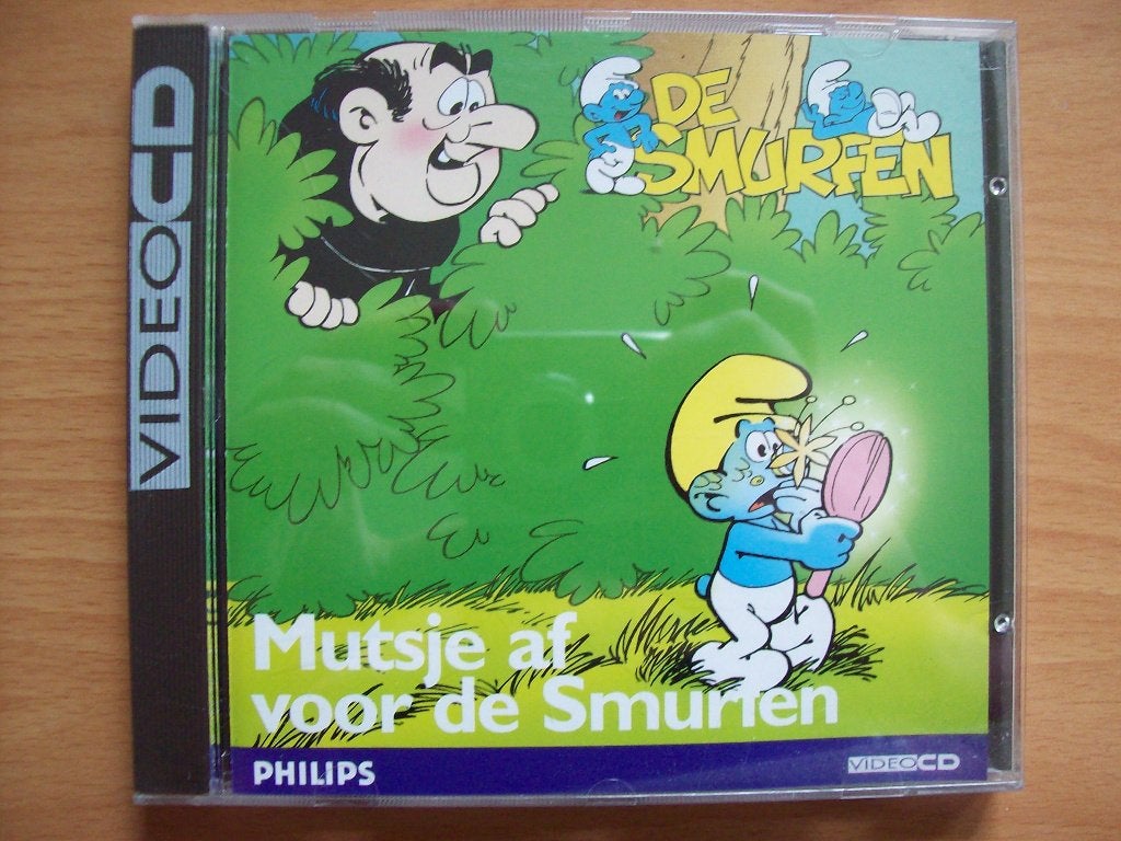 De Smurfen: Mutsje Af Voor De Smurfen (Philips Video CD)1208, Ophalen of Verzenden, Zo goed als nieuw, Overige typen