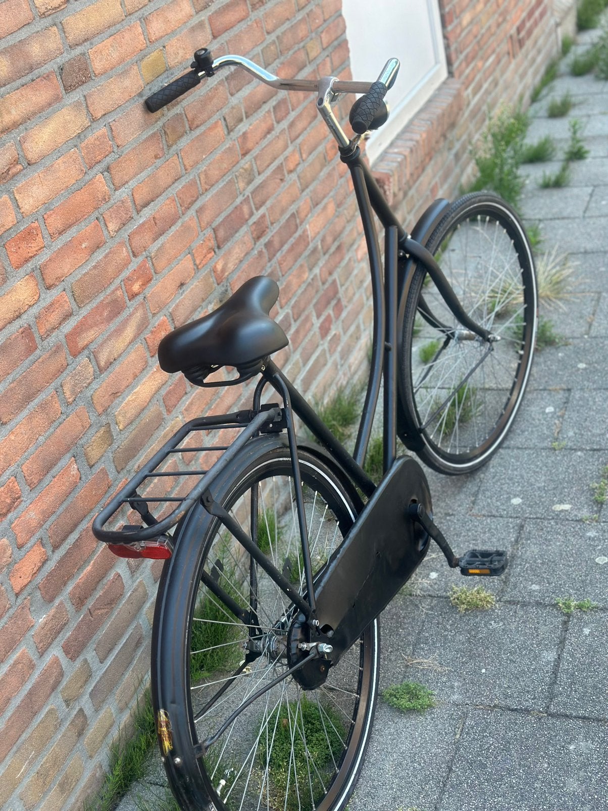 🖤 Zwarte Omafiets – 28 inch –Sleutel inbegrepen Goede staat, Ophalen, Sparta, Versnellingen, 53 tot 56 cm