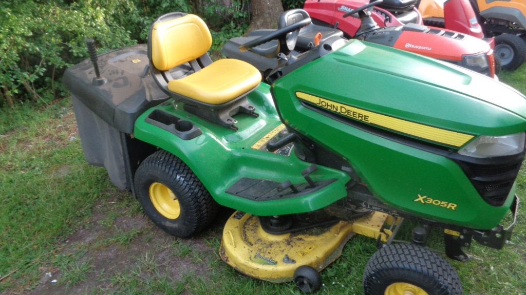 wegens inruil 4 x zitmaaier met vangbak, Gebruikt, Opvangbak, Ophalen, John Deere