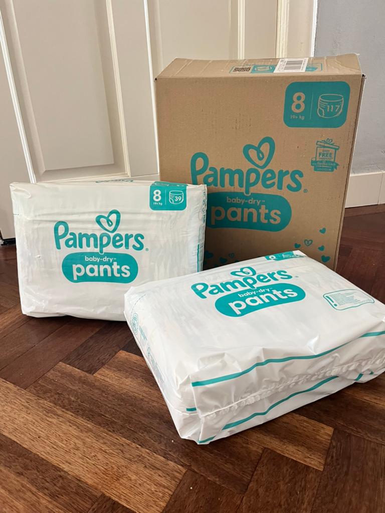 Luiers Pampers Baby-Dry pants maat 8, Ophalen of Verzenden, Nieuw