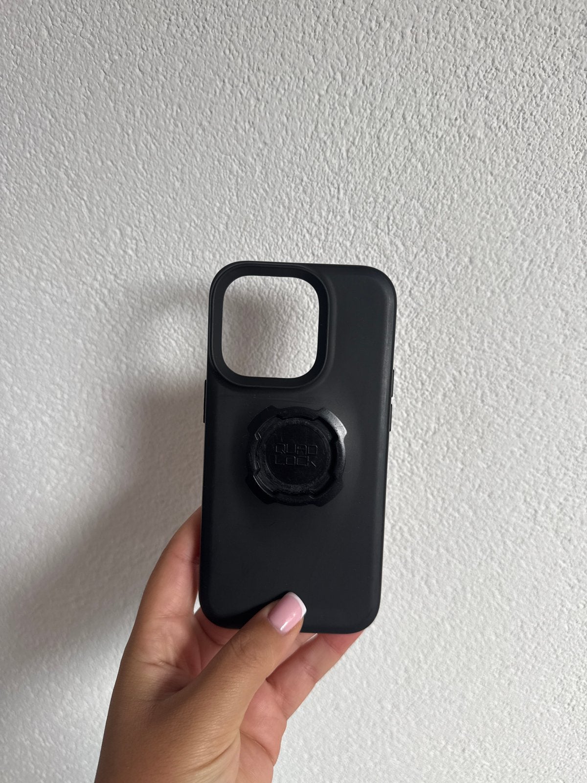 Quad Lock Hoesje voor iPhone 14 Pro, Kunststof, Zwart, IPhone 14 Pro, Quad Lock