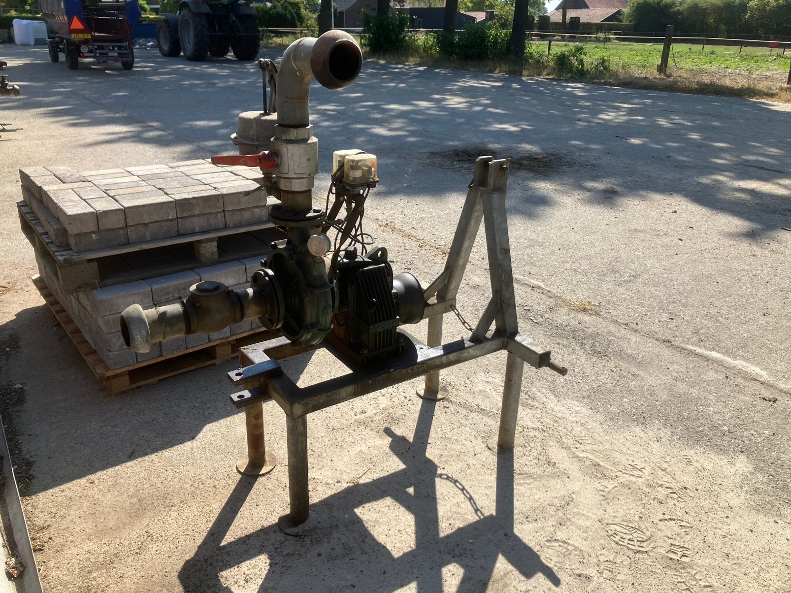 Beregeningspomp tractorpomp, Ophalen, Beregening en Drainage