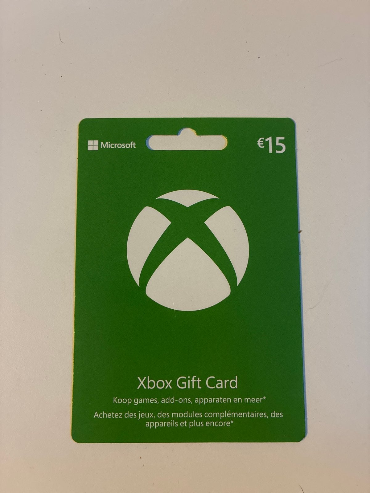 Xbox Gift Card - 15 euro, 1 speler, Ophalen of Verzenden, Nieuw, Vanaf 3 jaar