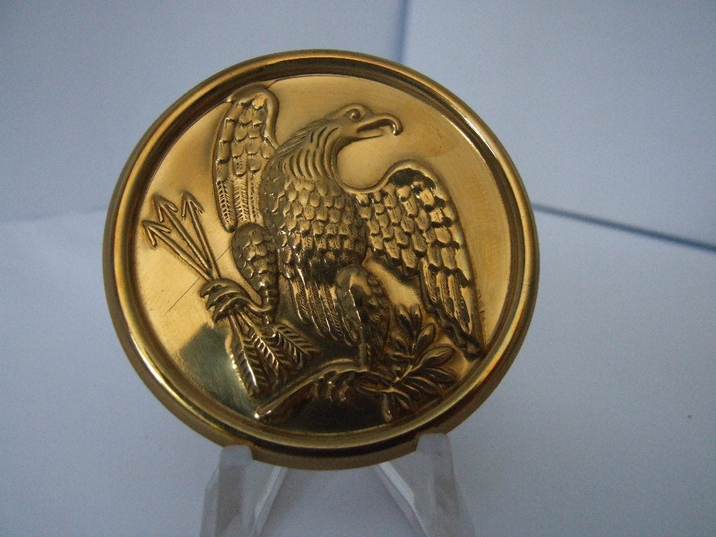 Embleem,Badge,Union,Eagle,Munitie,Tas,Box,Civil,War, Verzenden, Landmacht, Amerika, Embleem of Badge