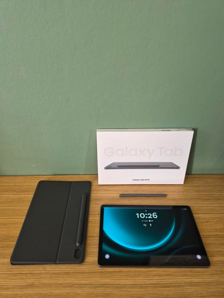 Samsung Galaxy Tab S9 FE 128GB Wi-Fi, Ophalen, 11 inch, Uitbreidbaar geheugen, Zo goed als nieuw