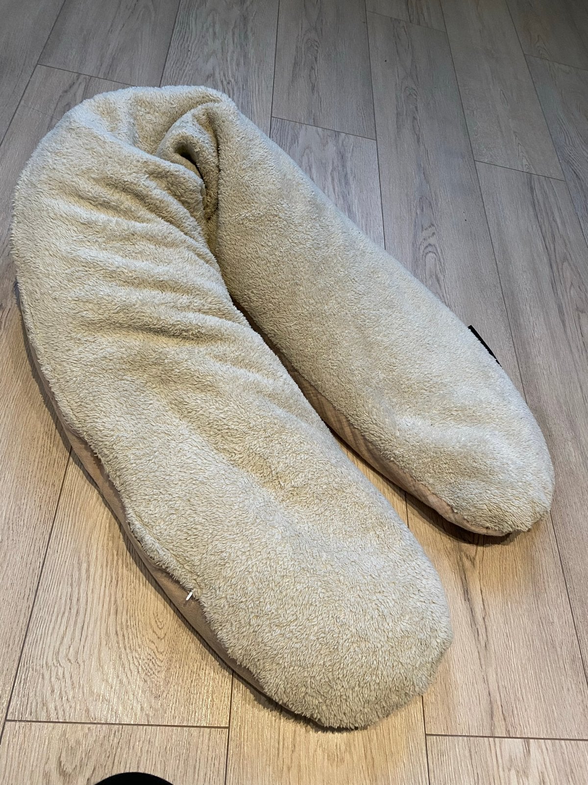 Snoozzz voedingskussen/zwangerschapskussen, Wasbaar, Zo goed als nieuw, Kussen, Beige