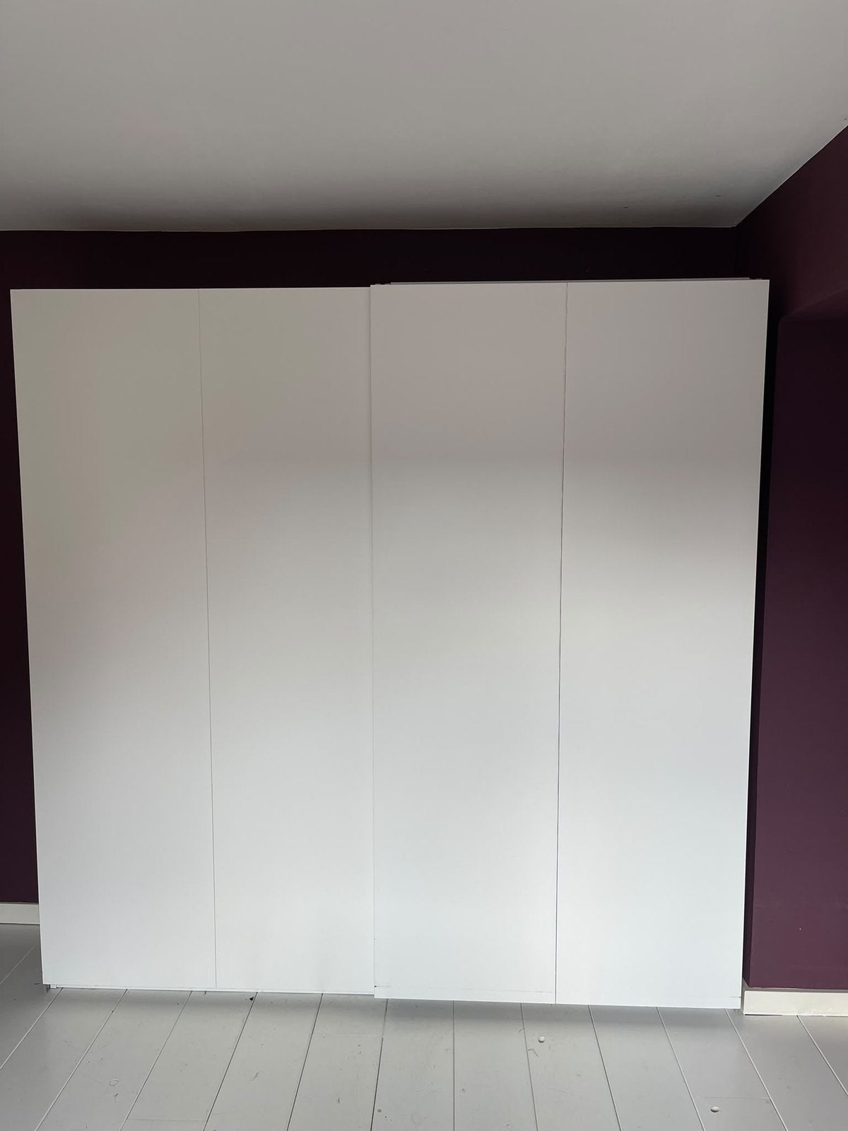Witte IKEA PAX kast, Ophalen, 200 cm of meer, Nieuw, Met lade(s)