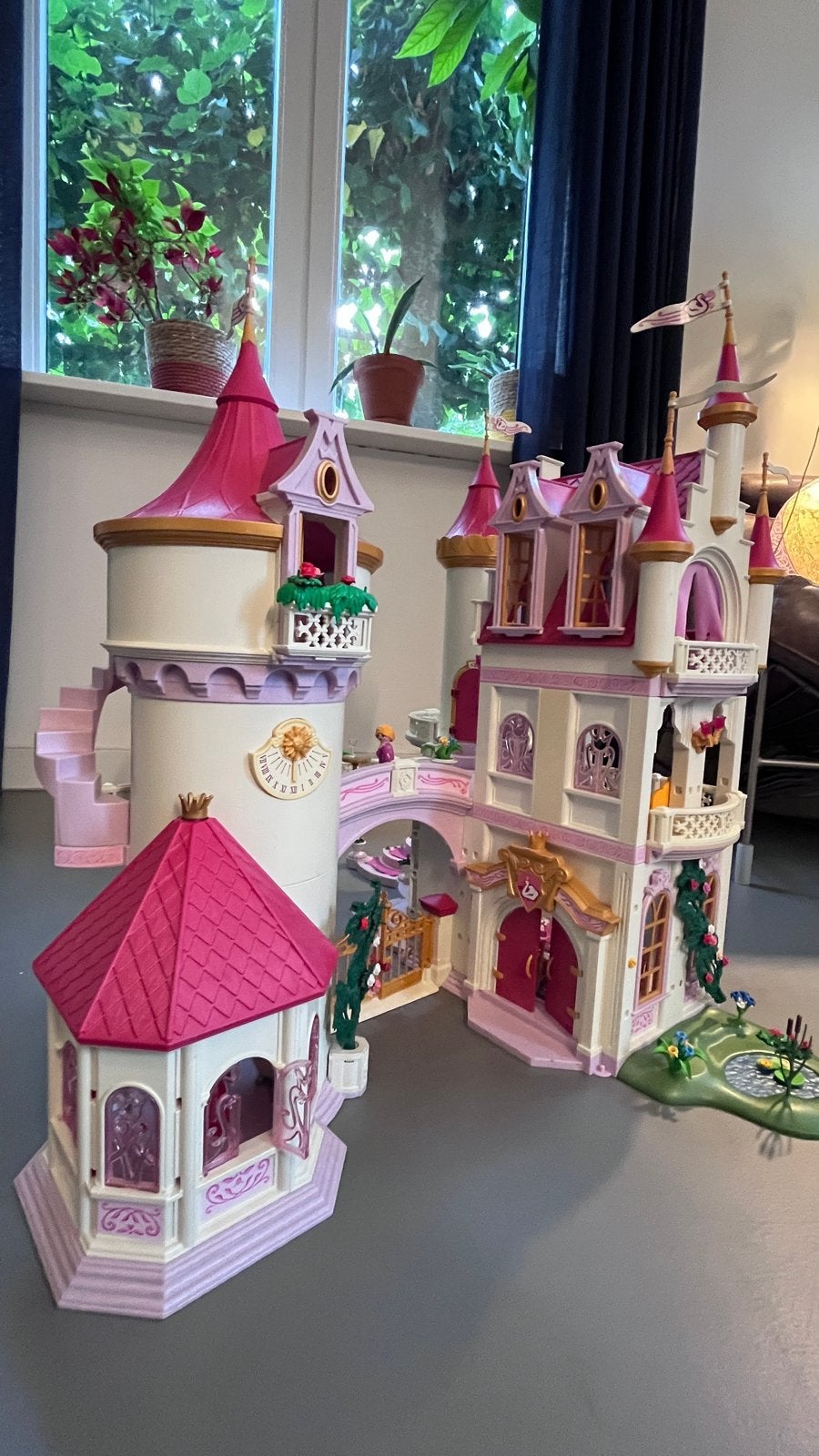 Playmobil Prinsessen Kasteel met Extra Verdieping en Koets, Ophalen, Gebruikt, Complete set, Kasteel/Fort