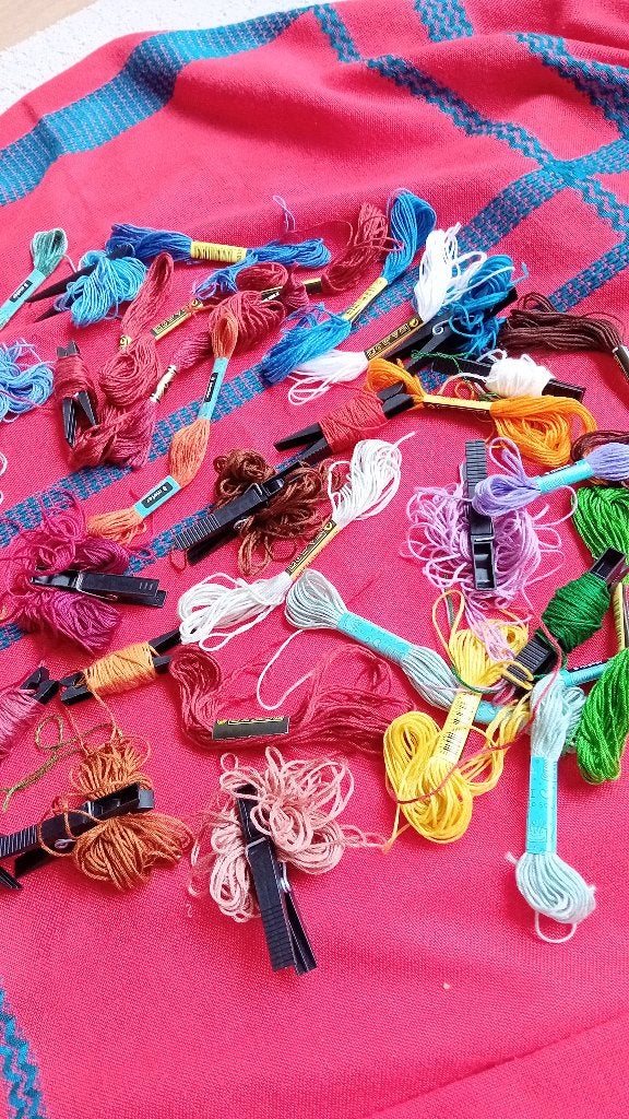 Borduurgaren div kleurtjes, Ophalen of Verzenden, Zo goed als nieuw, Borduurgaren of Zijde