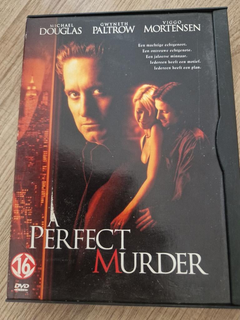 A perfect murder , michael douglas, Vanaf 16 jaar, Ophalen of Verzenden, Zo goed als nieuw, Actiethriller