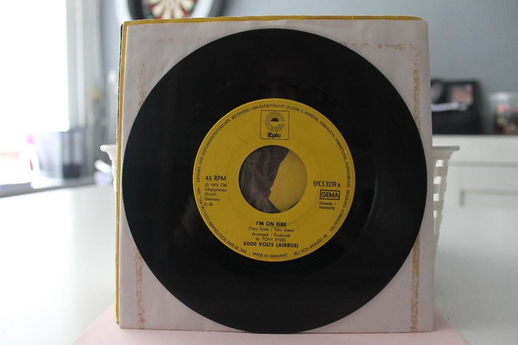7" Single 5000 Volts - I'm On Fire / Still On Fire, Gebruikt, 7 inch, Single, Ophalen of Verzenden