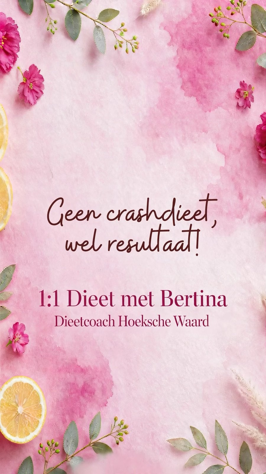 Foto 2 van Het 1 op 1 Dieet met Bertina - Dieetcoach Hoekschewaard