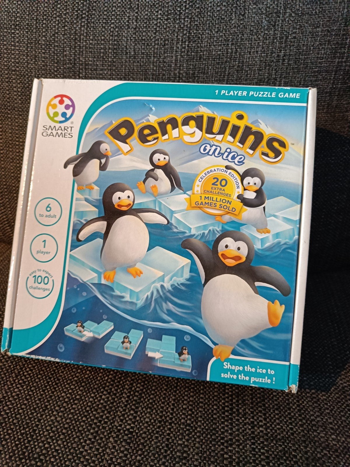 Smart Games Penguins on Ice - iq Puzzelspel, Ophalen of Verzenden, Zo goed als nieuw, Rubik's of 3D-puzzel