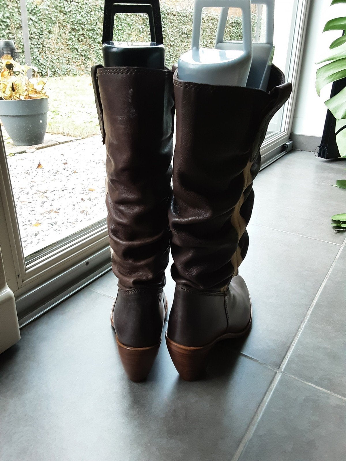 Diesel leren laarzen met hak  nieuw maat 40, Kleding | Dames, Hoge laarzen, Bruin, Nieuw, Ophalen of Verzenden