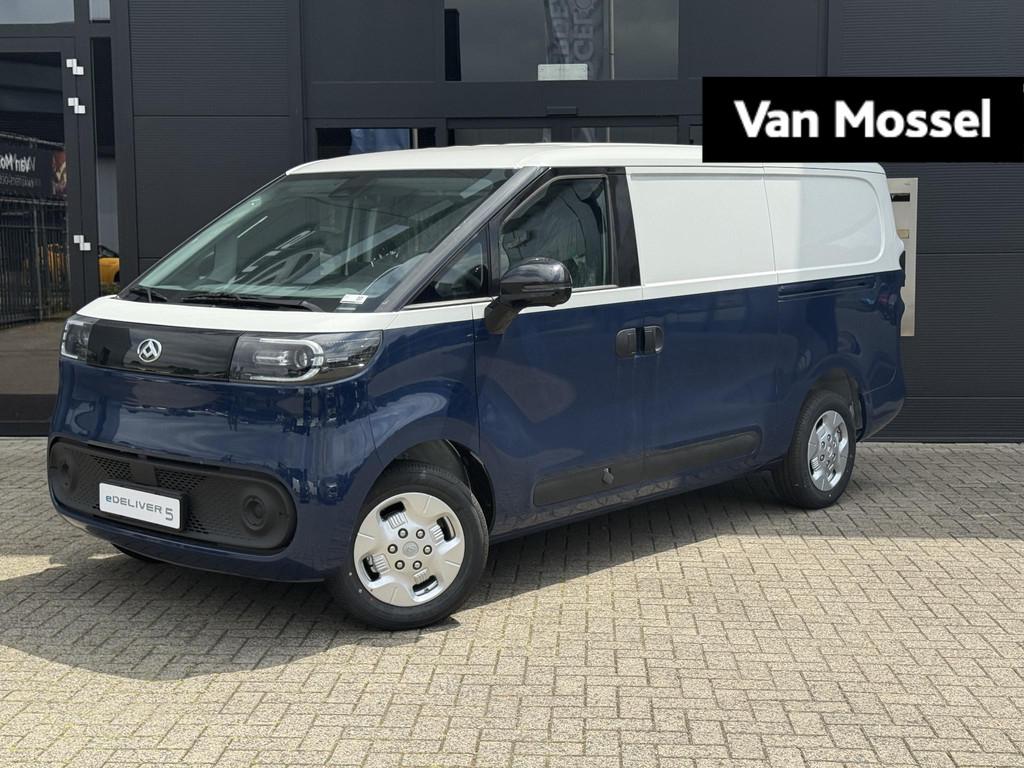Maxus eDeliver 5 L1H1 64kWh Aut. | Two-Tone | 3-Fase | tot 4, Auto's, Automaat, 12 maanden, Stof, Zwart