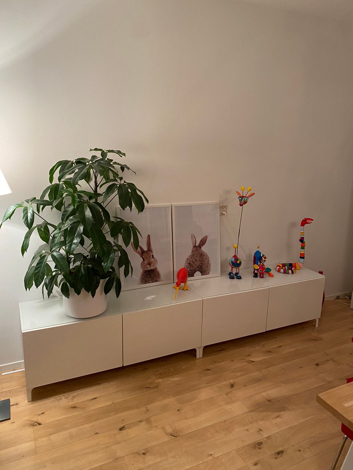 2x Ikea Bestå tv-meubel wit 120x40x38 cm Selsviken hoogglans, Huis en Inrichting, Kasten | Televisiemeubels, Ophalen, 100 tot 150 cm