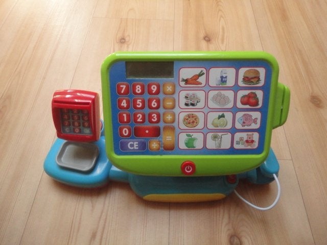 Te koop: Kassa met scanner van KD Kids, Ophalen of Verzenden, Gebruikt