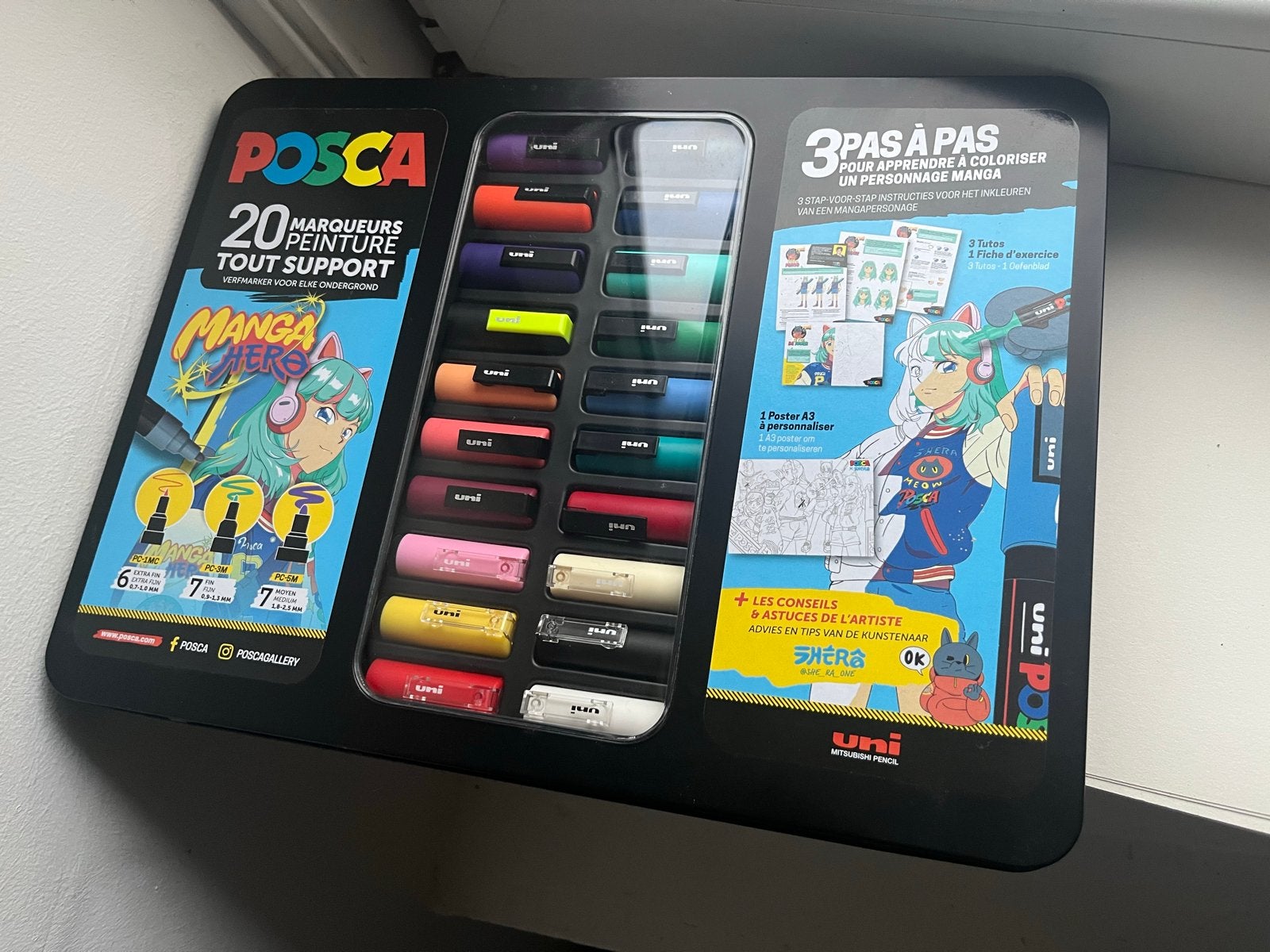 POSCA Manga Hero Set - 20 markers, Overige thema's, Nieuw, Meerkleurig, Ophalen of Verzenden