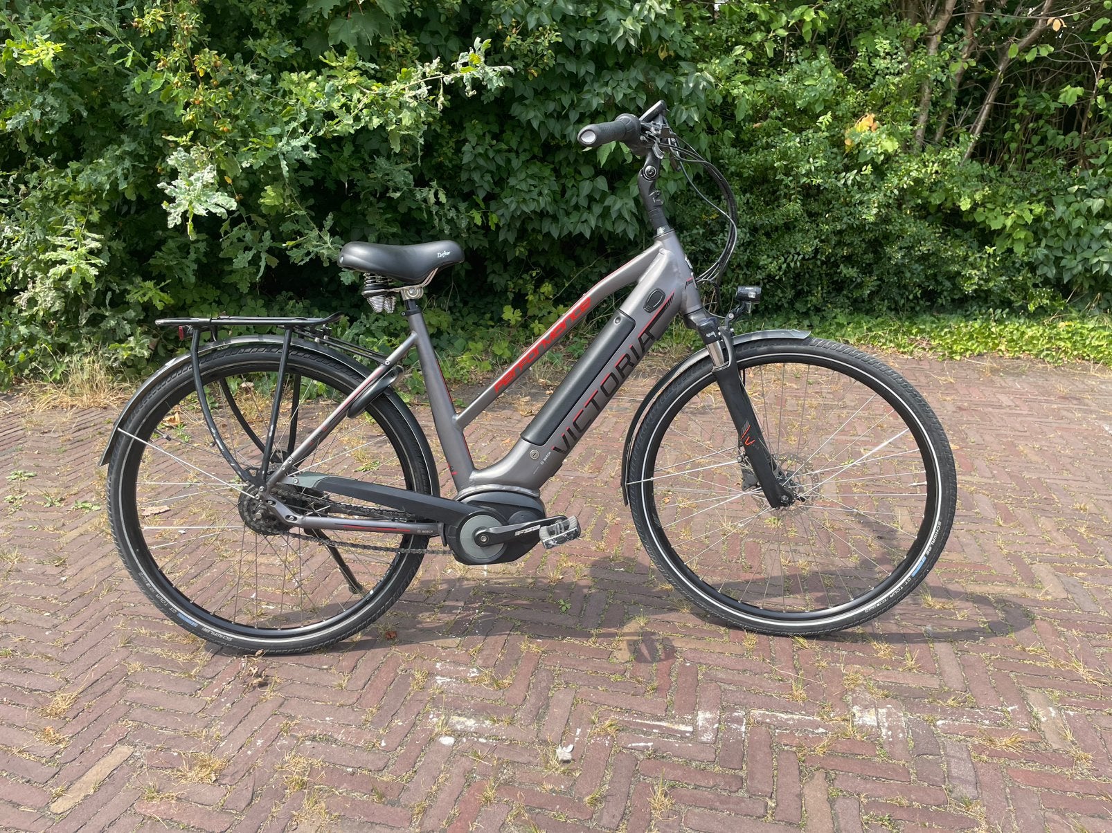 Victoria Performance Trekking E-Bike - Performance Line CX, Gebruikt, 50 tot 53 cm, Schijfrem, Ophalen