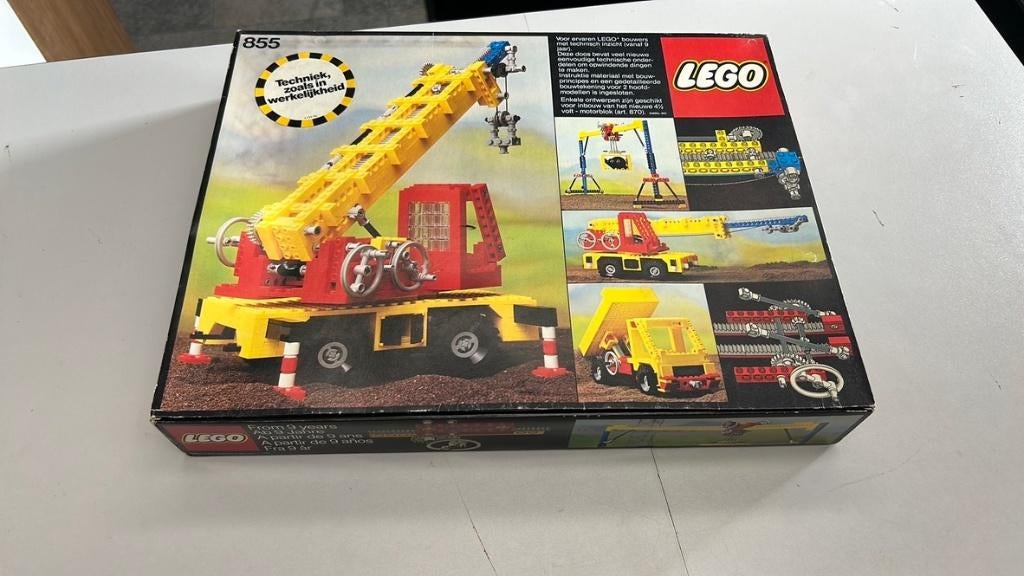SB2756 Lego technic 855 in doos + boekje + inlay, Ophalen of Verzenden, Zo goed als nieuw