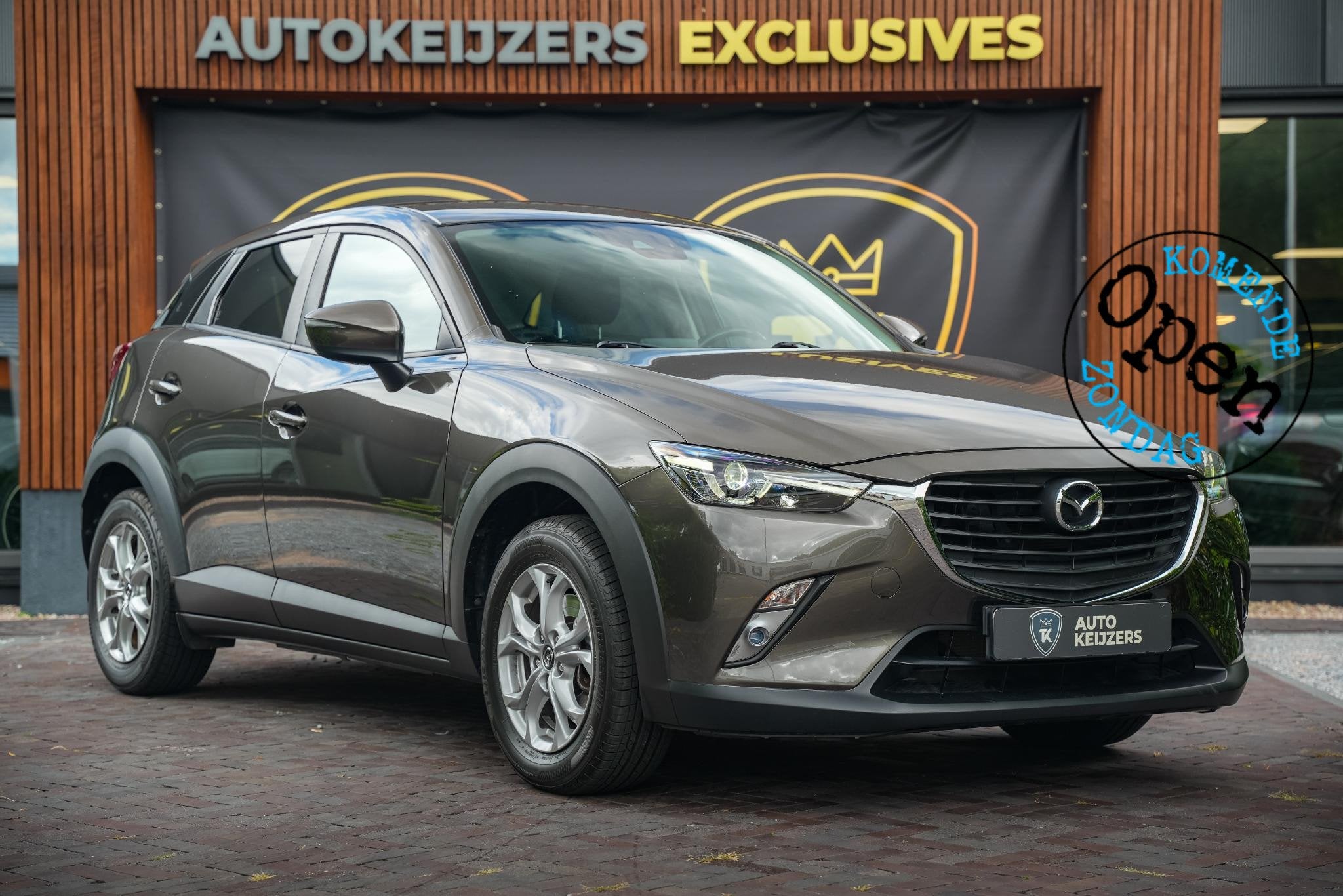 Mazda CX-3 2.0 SkyActiv-G 120 Dynamic Cruise Control Airco A, 1998 cc, Stof, 4 cilinders, Bruin