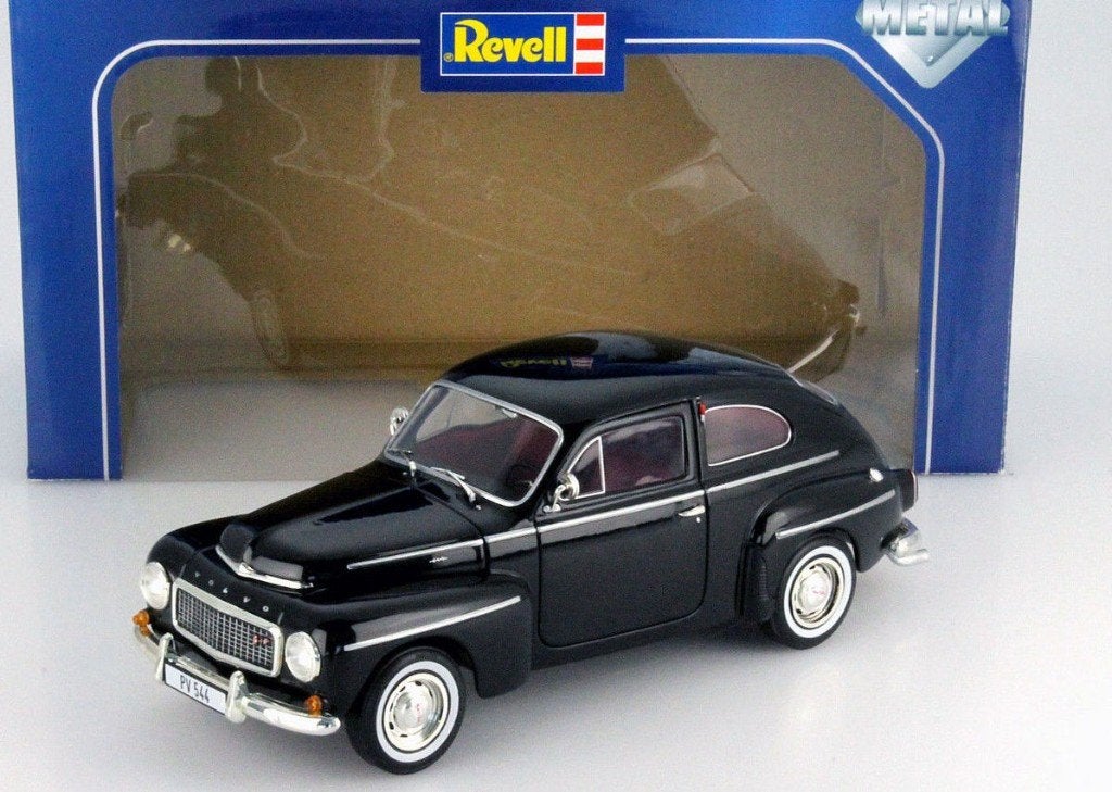 Volvo. PV544. Kattenrug zwart 1:18. Revell splinternieuw., Hobby en Vrije tijd, Modelauto's | 1:18, Ophalen of Verzenden, Nieuw