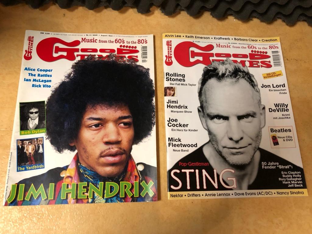 2 x Good Times DE muziekblad Sting (Police) Jimi Hendrix, Boeken, Ophalen of Verzenden, Zo goed als nieuw, Algemeen