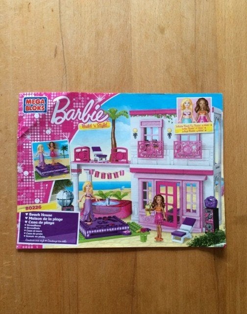 Barbie Mega Bloks Strandhuis (80226), Kinderen en Baby's, Speelgoed | Bouwstenen, Ophalen of Verzenden, Gebruikt, Megabloks