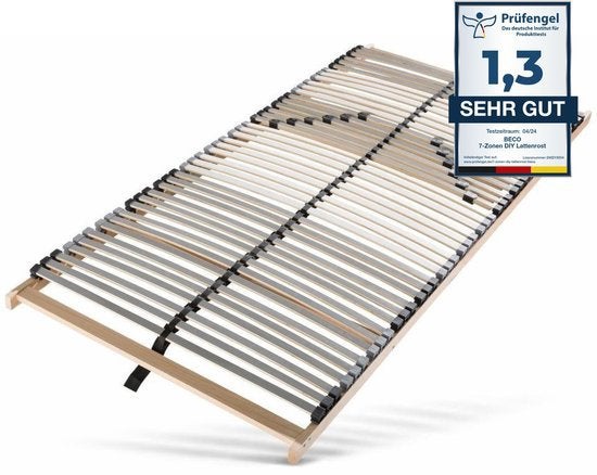 Lattenbodems 100x200 - Beukenhout - 42 latten 2x, Ophalen, 100 cm, Eenpersoons, Zo goed als nieuw