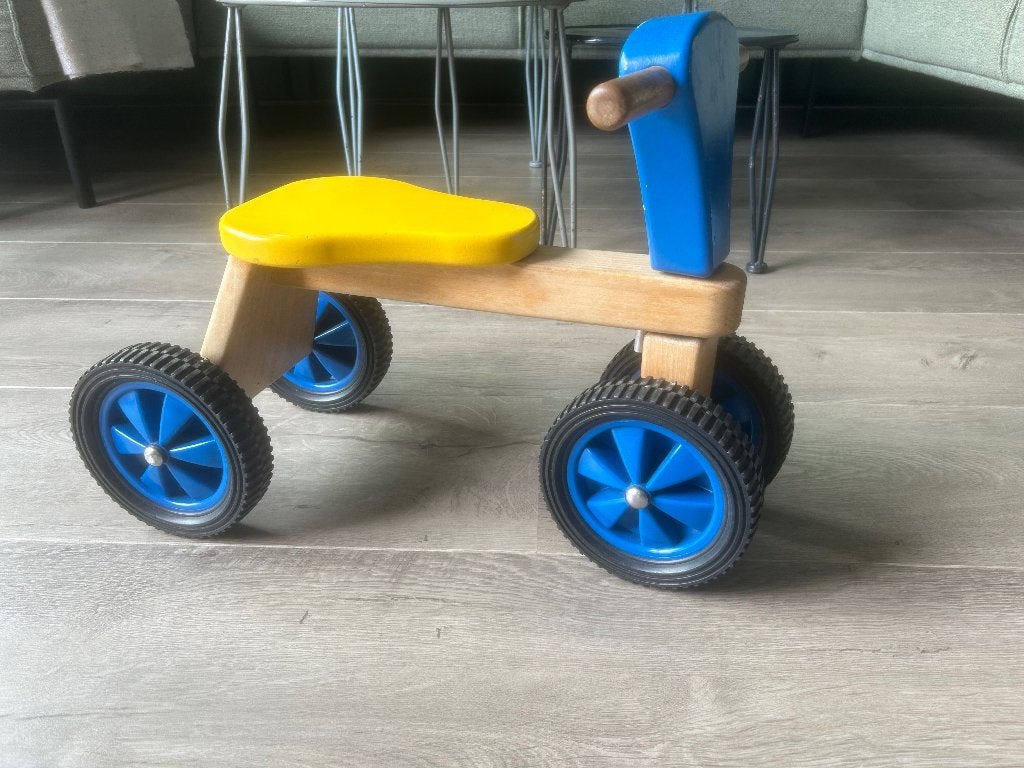 Houten Loopfiets allerhand design, Ophalen, Gebruikt, Loopfiets