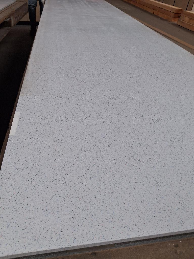 Solid Surface aanrecht/keukenbladen, Ophalen, Zo goed als nieuw, Steen, Wastafel
